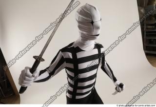 30 2019 01 JIRKA MORPHSUIT WITH DAGGER AND KATANA